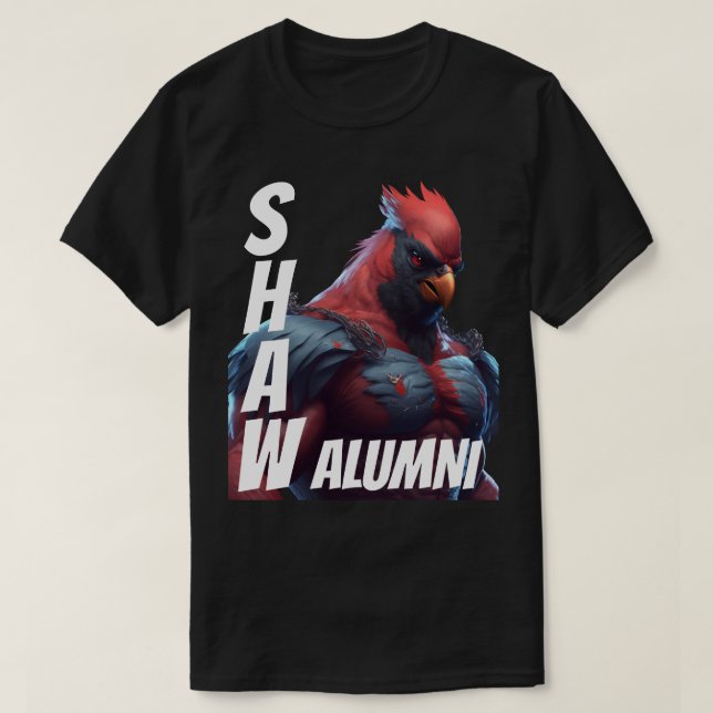 SHAW ALUMNI T-Shirt Text on Back Design 3 (Design Front)
