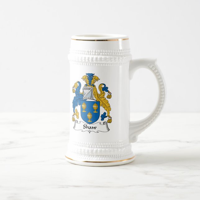 Shaw Family Crest Beer Stein (Right)