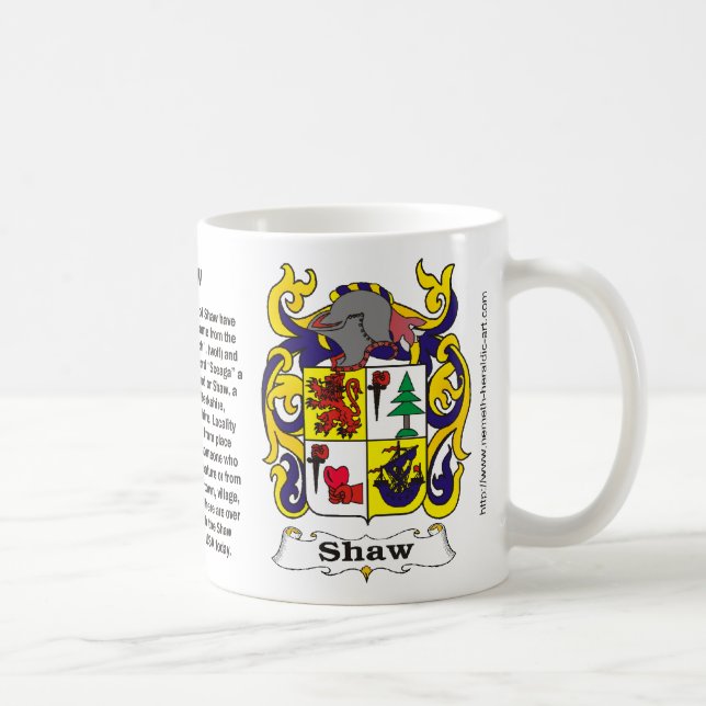 Shaw Family Crest Mug (Right)