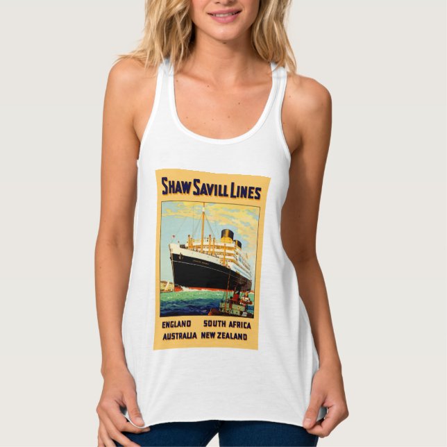 Shaw Savill Line Tank Top (Front)