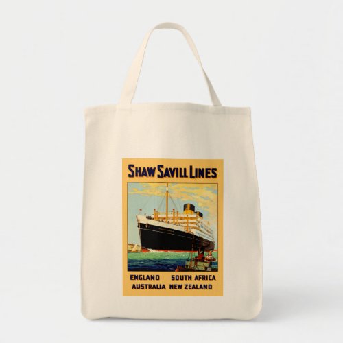 Shaw Savill Line Tote Bag