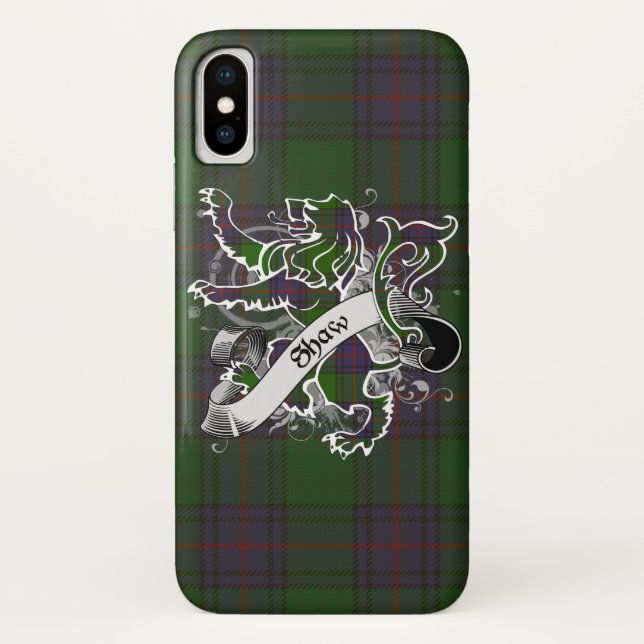 Shaw Tartan Lion Case-Mate iPhone Case (Back)