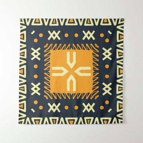 Shawl Design Indian Batik Square Tapestry