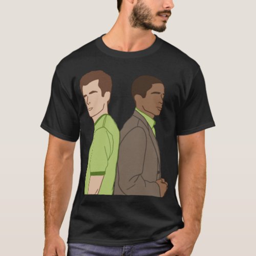 Shawn and Gus Psych Show   T_Shirt