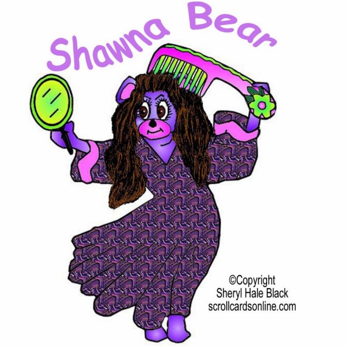 Shawna Bear Sculpture Photo Cutout