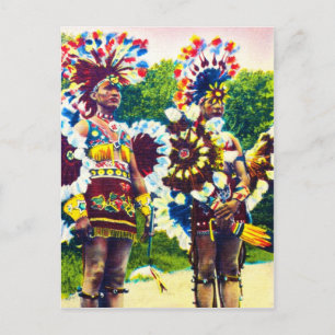 Shawnee Indian War Dancers, Oklahoma Postcard
