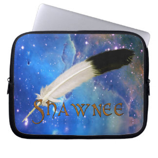SHAWNEE Nation & Feather Space Laptop Sleeve