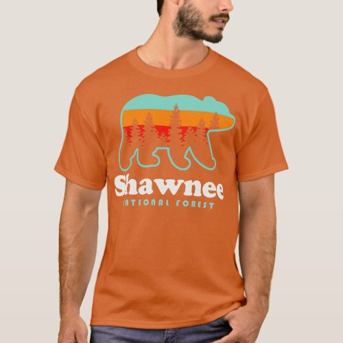 Shawnee National Forest Camping Waterfalls Illinoi T_Shirt