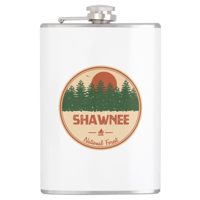 Shawnee National Forest Flask (Front)