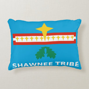 Shawnee Tribe Flag Decorative Pillow