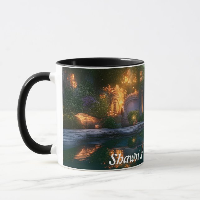 Shawn's Morning Tea Personalized Customizable Mug (Left)