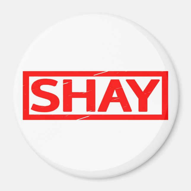 Shay Stamp Magnet (Front)