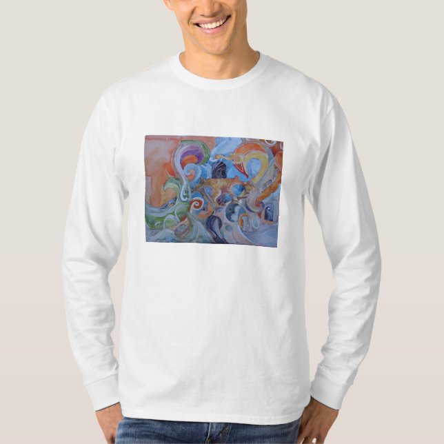 Shayne Ely Arts - Awesome Swirly Thing T-Shirt (Front)