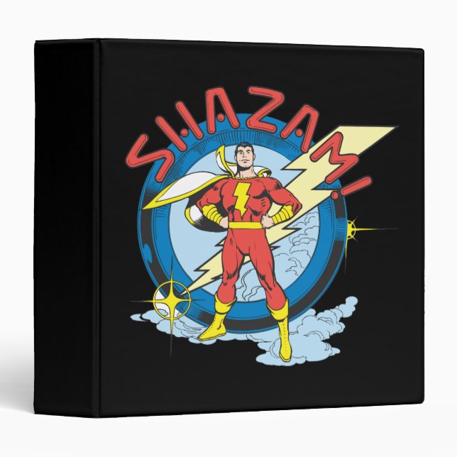 Shazam 3 Ring Binder (Front/Spine)