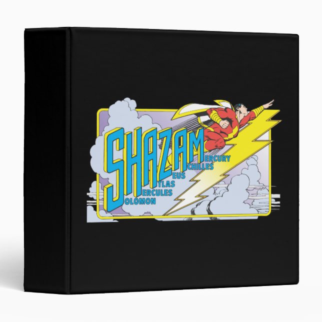 Shazam Acronym 2 3 Ring Binder (Front/Spine)