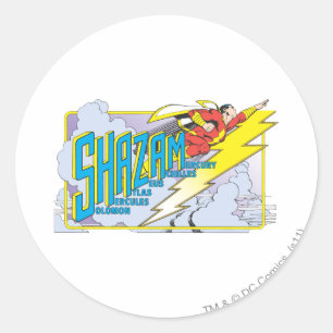Shazam Acronym 2 Classic Round Sticker