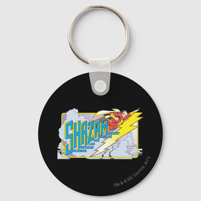 Shazam Acronym 2 Keychain (Front)