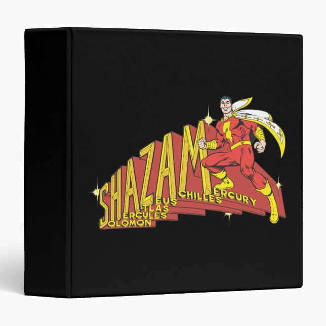 Shazam Acronym 3 Ring Binder (Front/Spine)