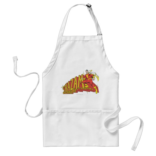 Shazam Acronym Adult Apron (Front)