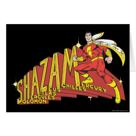 Shazam Acronym Cards (Front Horizontal)