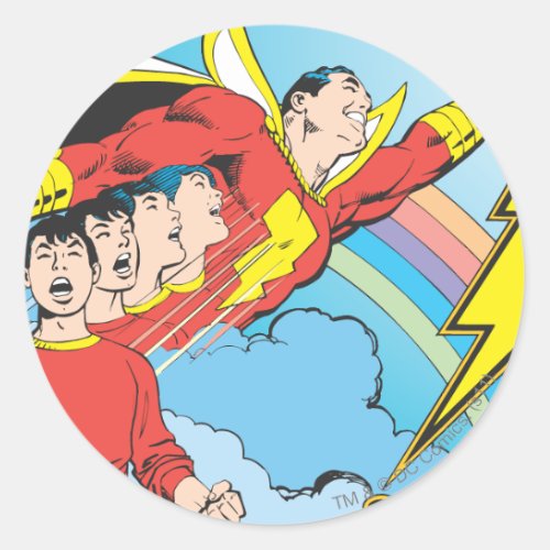 SHAZAMBilly Batson Classic Round Sticker