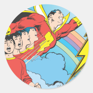 SHAZAM/Billy Batson Classic Round Sticker