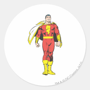 SHAZAM CLASSIC ROUND STICKER