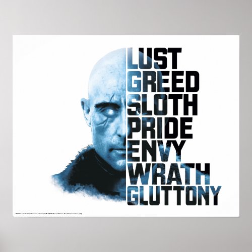 SHAZAM  Dr Sivana Seven Deadly Sins Graphic Poster