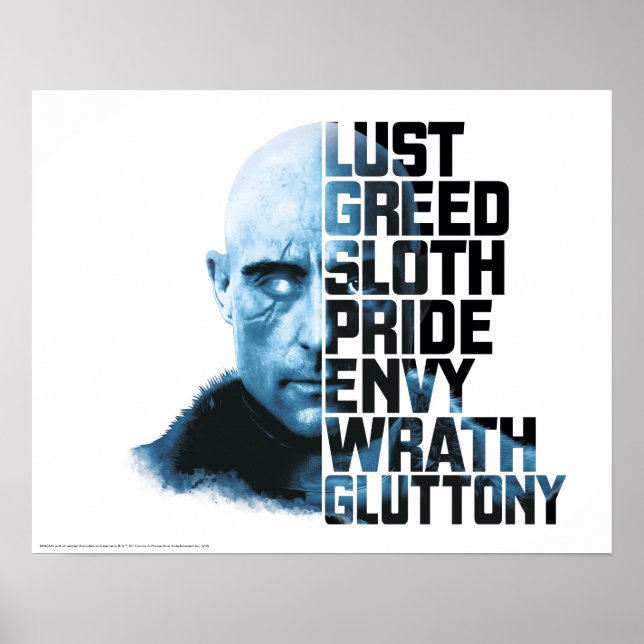 SHAZAM! | Dr. Sivana Seven Deadly Sins Graphic Poster (Front)