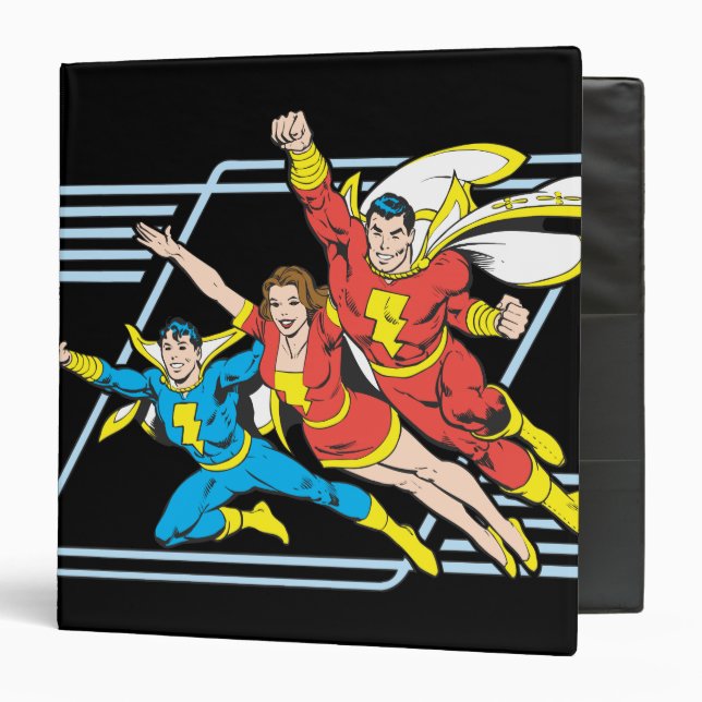 SHAZAM Family 3 Ring Binder (Front/Inside)