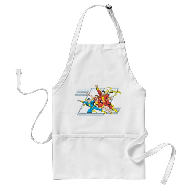 SHAZAM Family Adult Apron (Front)