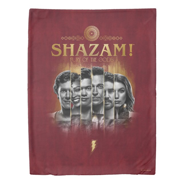 SHAZAM! Fury of the Gods | Character Photo Bars Duvet Cover (Front)