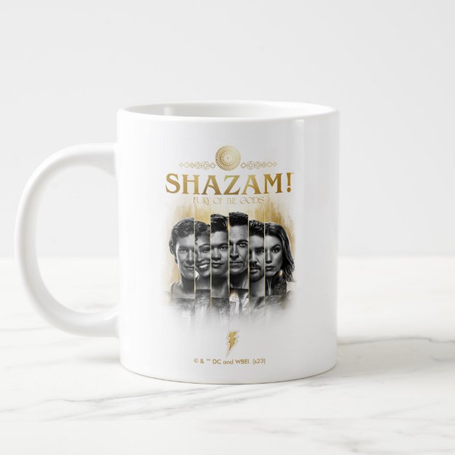 SHAZAM! Fury of the Gods | Character Photo Bars Giant Coffee Mug (Left)