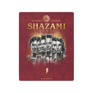 SHAZAM! Fury of the Gods Character Photo Bars Metal Print