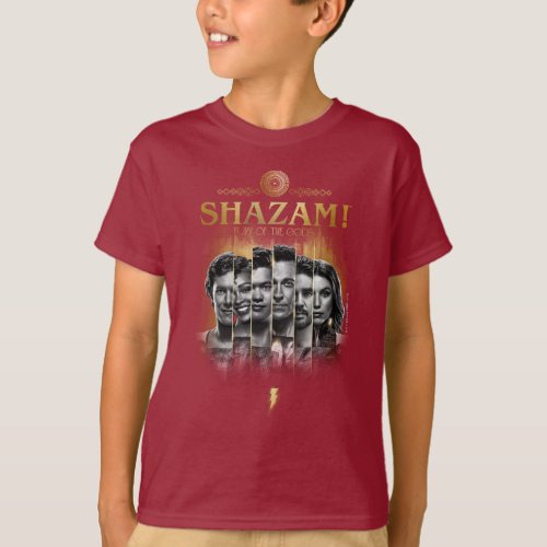 SHAZAM Fury of the Gods  Character Photo Bars T_Shirt