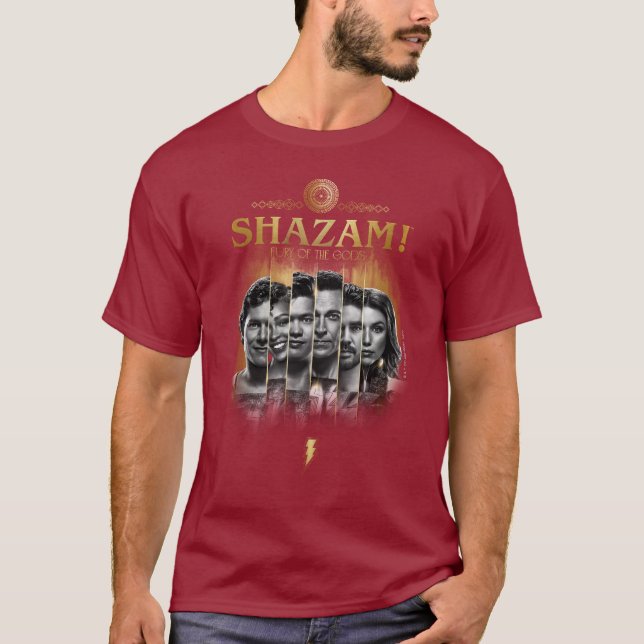 SHAZAM! Fury of the Gods | Character Photo Bars T-Shirt (Front)