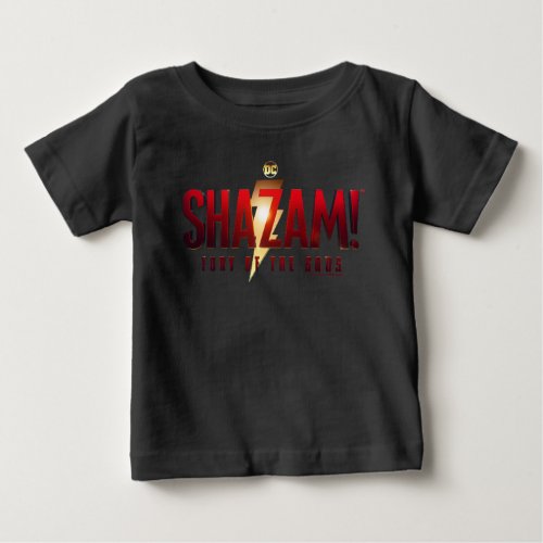 SHAZAM Fury of the Gods  Fury of the Gods Logo Baby T_Shirt
