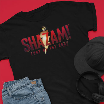 Shazam! Fury Of The Gods | Fury Of The Gods Logo T-shirt by shazammovie at Zazzle