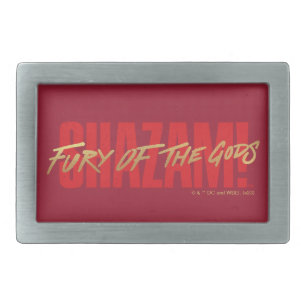 SHAZAM! Fury of the Gods Golden Marker Logo Belt Buckle