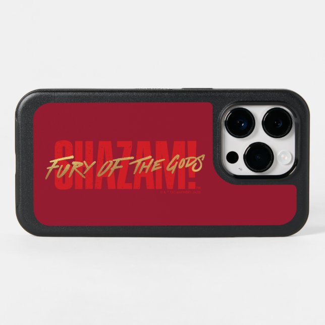 SHAZAM! Fury of the Gods | Golden Marker Logo Otterbox iPhone Case (Back Horizontal)