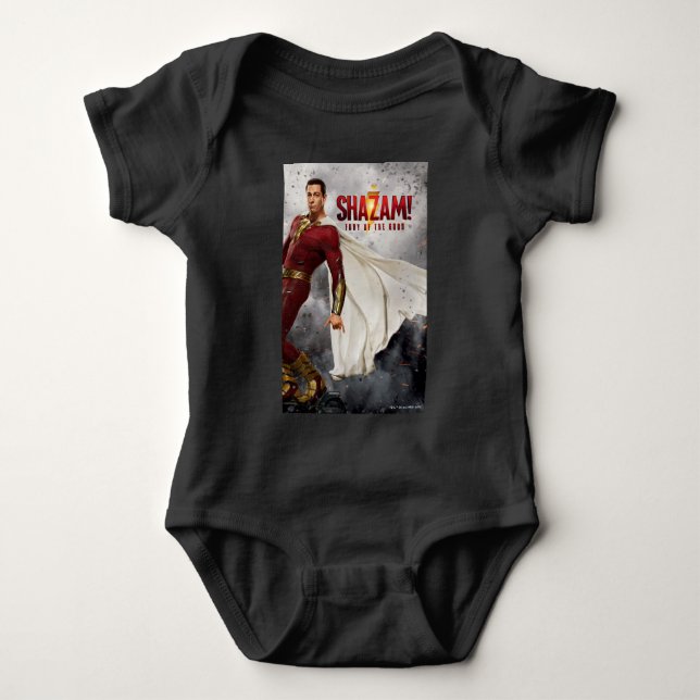 SHAZAM! Fury of the Gods | Hang Loose Movie Poster Baby Bodysuit (Front)