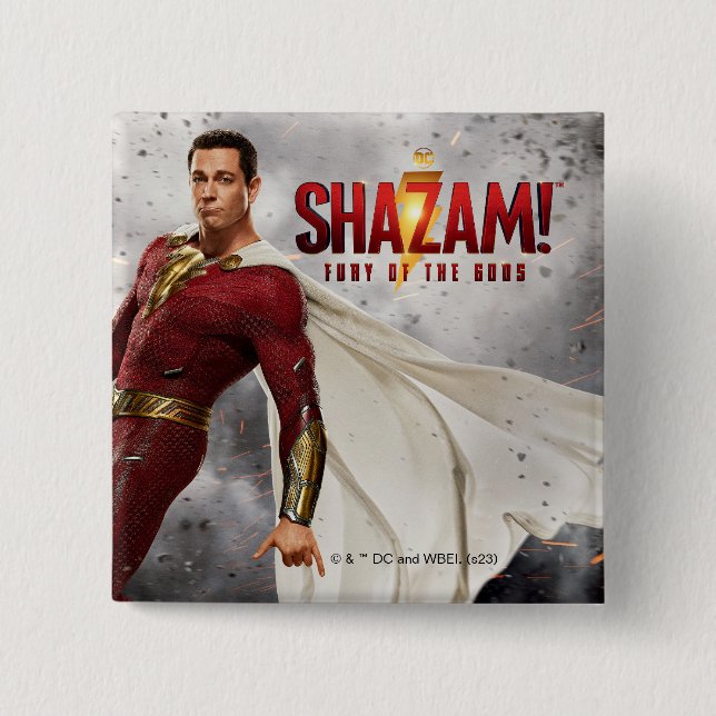 SHAZAM! Fury of the Gods | Hang Loose Movie Poster Button (Front)