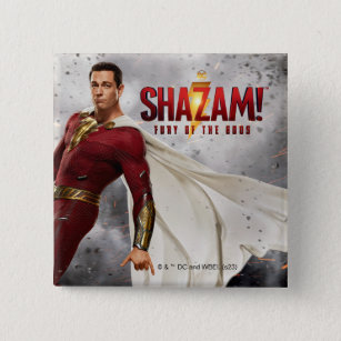 SHAZAM! Fury of the Gods   Hang Loose Movie Poster Button