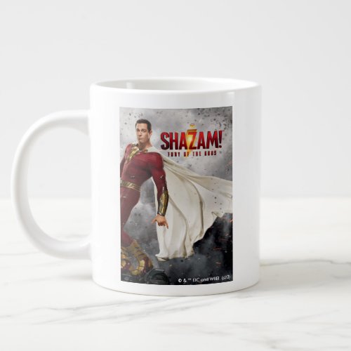 SHAZAM Fury of the Gods  Hang Loose Movie Poster Giant Coffee Mug