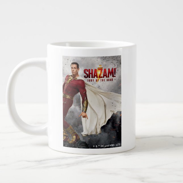 SHAZAM! Fury of the Gods | Hang Loose Movie Poster Giant Coffee Mug (Left)