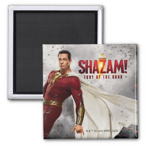 SHAZAM Fury of the Gods  Hang Loose Movie Poster Magnet