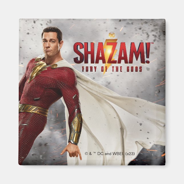 SHAZAM! Fury of the Gods | Hang Loose Movie Poster Magnet (Front)