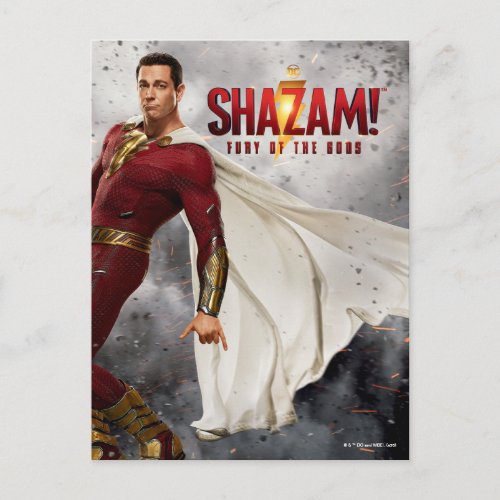 SHAZAM Fury of the Gods  Hang Loose Movie Poster Postcard