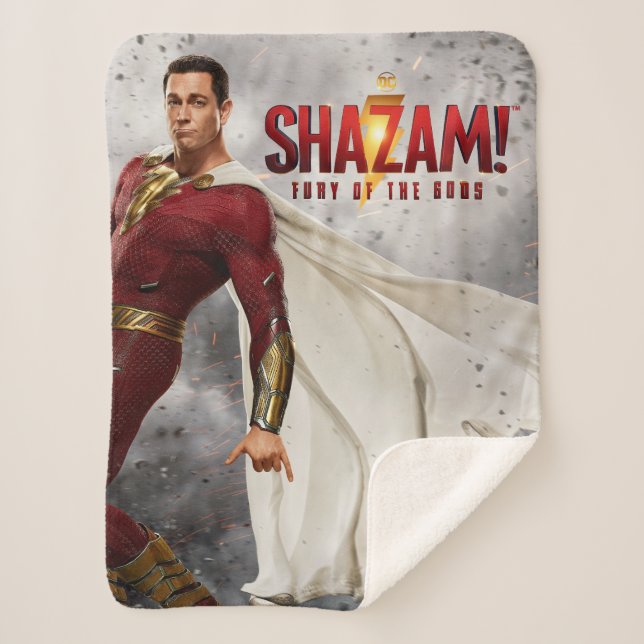 SHAZAM! Fury of the Gods | Hang Loose Movie Poster Sherpa Blanket (Front)