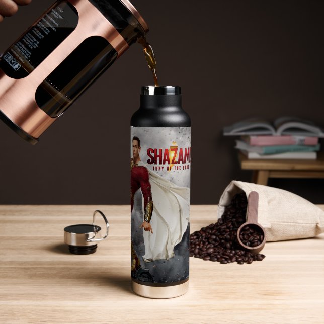 SHAZAM! Fury of the Gods | Hang Loose Movie Poster Water Bottle (Coffee)